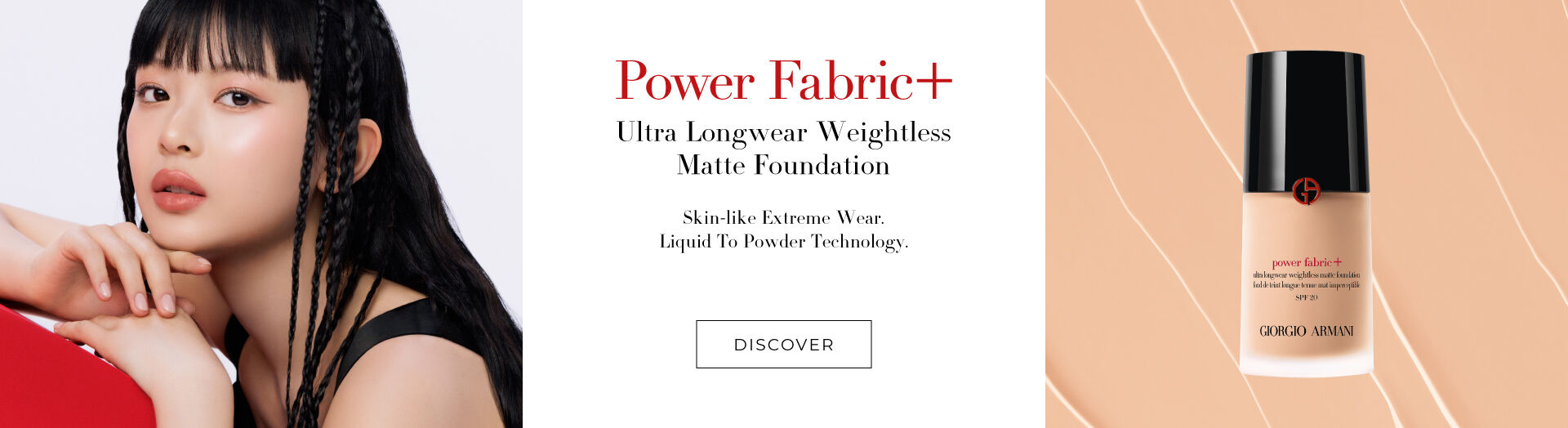 Powder fabric foundation online