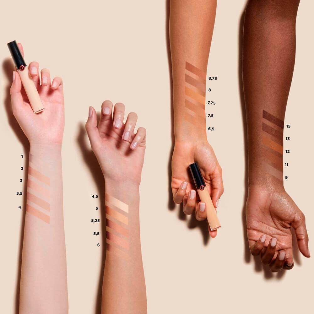 armani power fabric concealer swatch