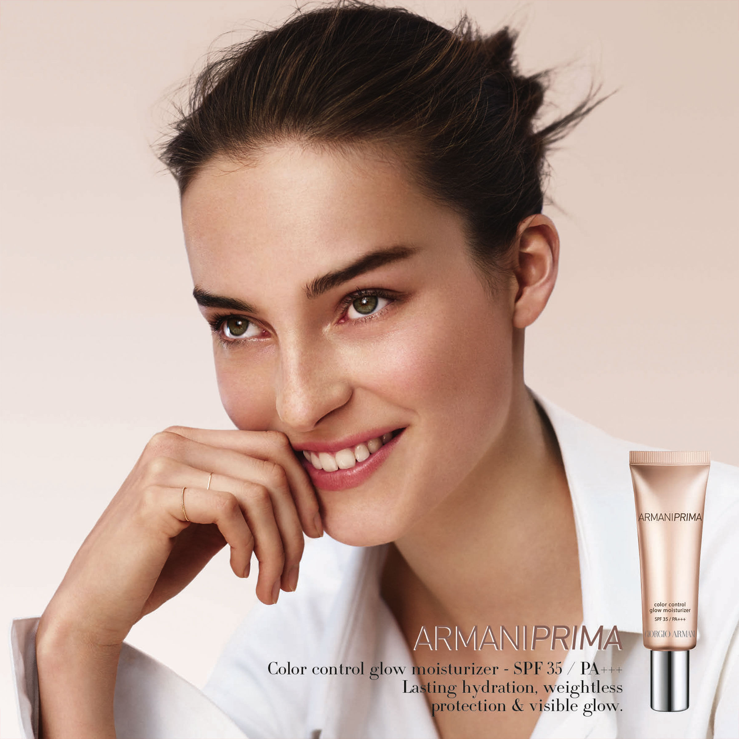 armani beauty armani prima color control glow moisturizer