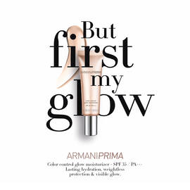 armani beauty armani prima color control glow moisturizer