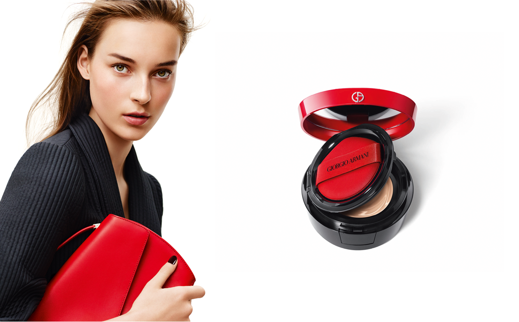 giorgio armani beauty red bag